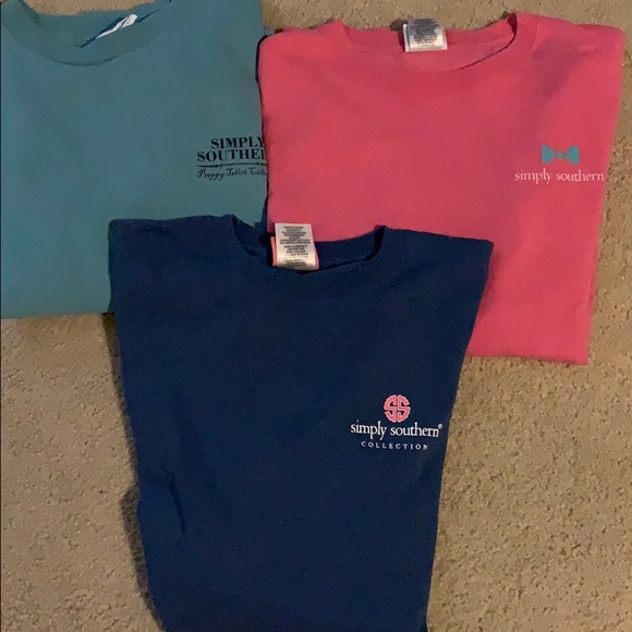 Simply Southern Tops - Bundle of three Simply Southern women’s shirts.